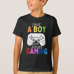 Camiseta Solo soy un chico que ama a los niños de juegos de