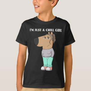 Camiseta Solo soy un niño Chica Meme Gracioso 2