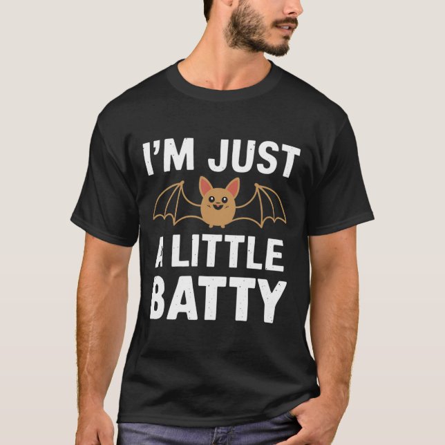 Camiseta Solo soy un poco divertido bollo de Halloween (Anverso)
