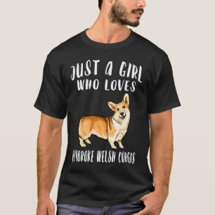 Camiseta Solo Soy Una Chica Que Ama Los Perros Corgis Gales