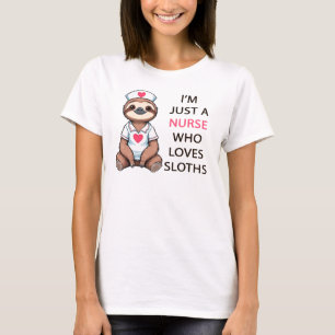 Camiseta Solo soy una enfermera que ama las locuras