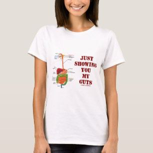 Camiseta Solo te estoy mostrando mis tripas (Humor del sist