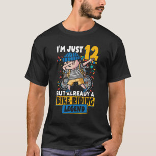 Camiseta Solo tengo 12 años, pero en bicicleta nace 12 años