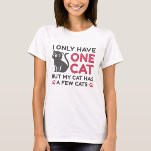 Camiseta Solo Tengo Un Gato