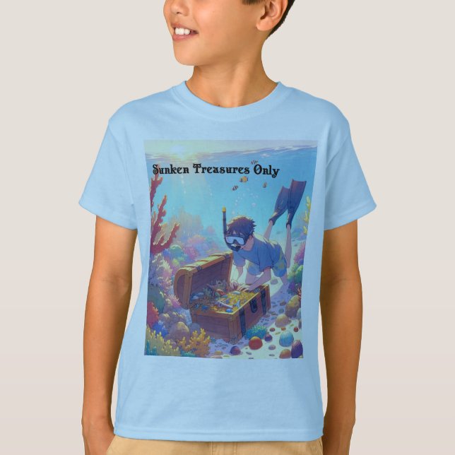 Camiseta Solo tesoros hundidos (Anverso)