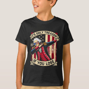Camiseta Solo Traición Si Pierdes El 4 De Julio George Wash