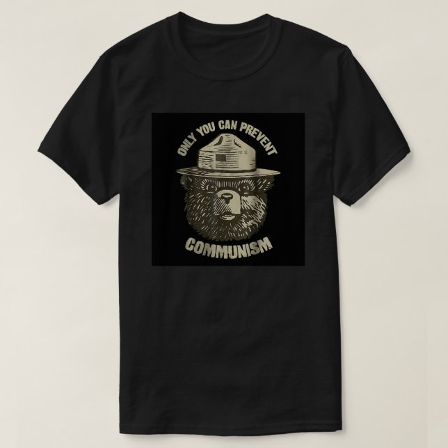 Camiseta Solo tú puedes evitar el Poster del comunismo (Diseño del anverso)