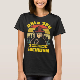 Camiseta Sólo tú puedes evitar que el socialismo acampe la 