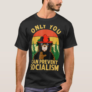 Camiseta Solo tú puedes evitar que el socialismo asuste el 