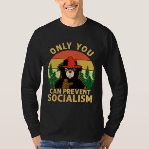 Camiseta Solo Tú Puedes Prevenir el Oso del Socialismo Camp