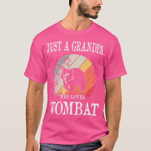 Camiseta Solo un abuelo que ama a Wombat