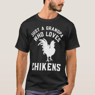 Camiseta Solo un abuelo que ama al abuelo de las gallinas