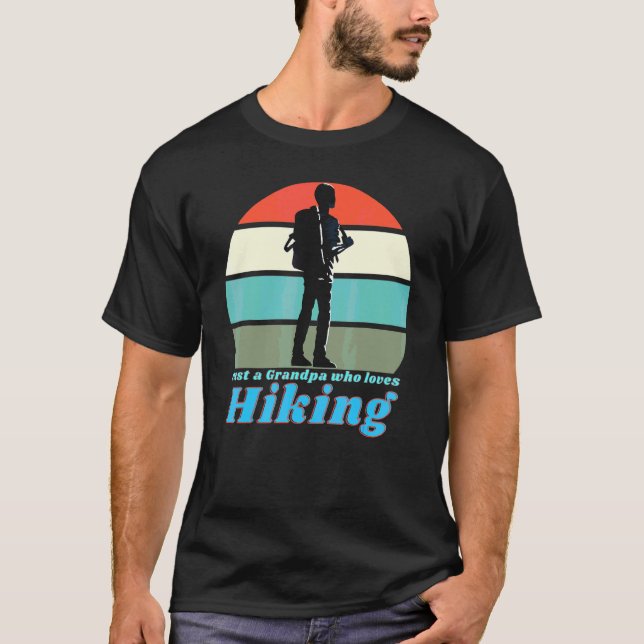 Camiseta Solo un abuelo que ama el senderismo del abuelo gr (Anverso)