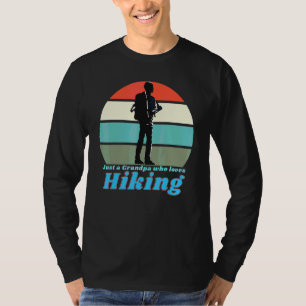 Camiseta Solo un abuelo que ama el senderismo del abuelo gr
