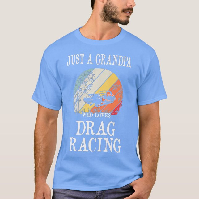 Camiseta Solo un abuelo que ama la Carreras de arrastre pre (Anverso)