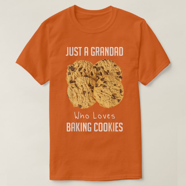 Camiseta Sólo un abuelo que ama las galletas de pan (Diseño del anverso)