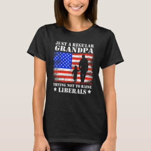 Camiseta Solo Un Abuelo Regular Que Intenta No Alzar A Los