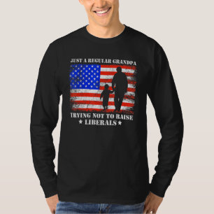Camiseta Solo un abuelo regular tratando de no criar libera