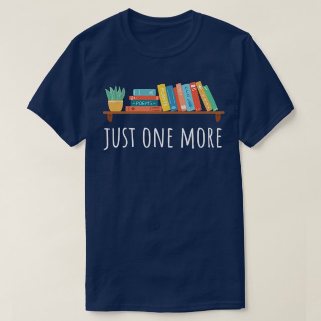 Camiseta Sólo un amante más de libros y plantas (Diseño del anverso)