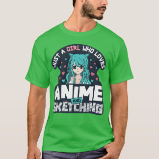 Camiseta Solo un anime de chicas vintage