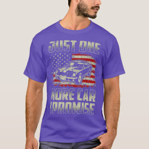 Camiseta Sólo un auto más prometo bandera estadounidense pa
