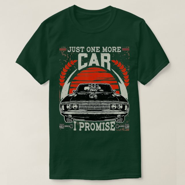 Camiseta Sólo un auto más - Prometo regalo Funny Car Lover (Diseño del anverso)