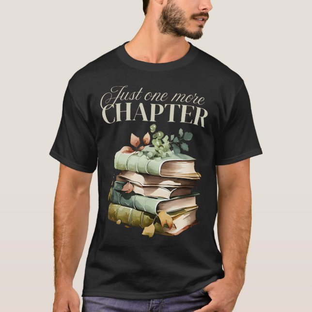 Camiseta Solo un capítulo más - Amante de los libros (Anverso)