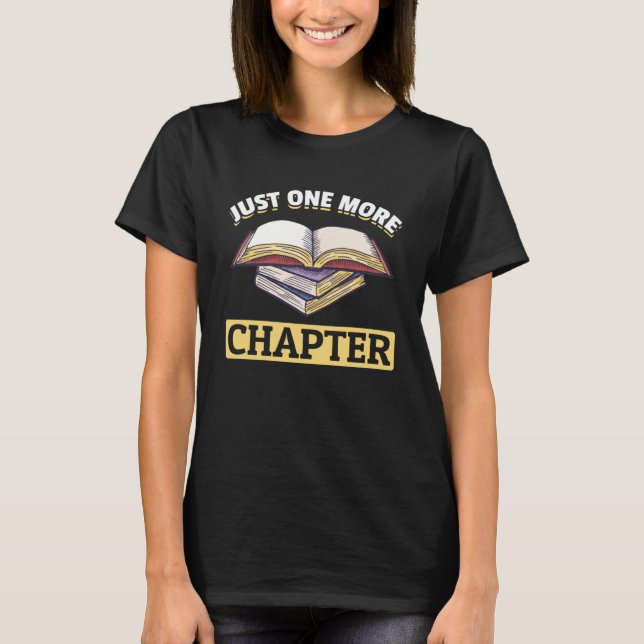 Camiseta Sólo un capítulo más de la biblioteca retro (Anverso)