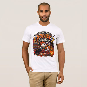 Camiseta Sólo un capítulo más de terror Libro de Halloween 