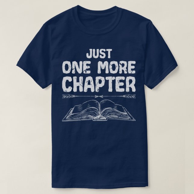 Camiseta Sólo un capítulo más divertido leyendo libros (Diseño del anverso)