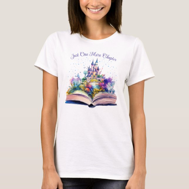 Camiseta Sólo un capítulo más - Lover de libros (Anverso)