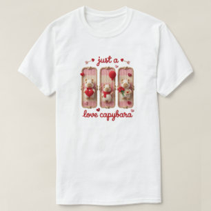 Camiseta Solo un capybara de amor, lindo capybara de San Va