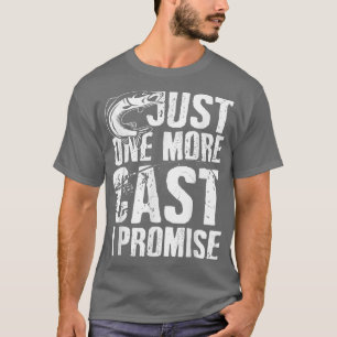Camiseta Sólo Un Caso Que Prometo Pescar Pescadores Es Mi L