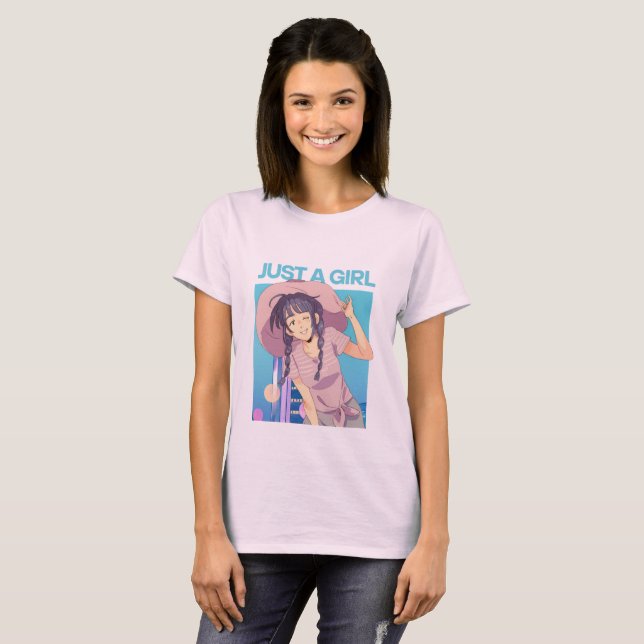 Camiseta Solo un Chica (Anverso completo)
