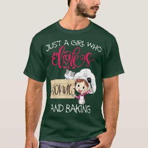 Camiseta Sólo Un Chica A Quien Le Encanta Cocinar Y Prepara