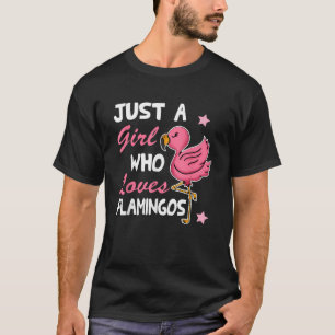 Camiseta Sólo Un Chica A Quien Le Encantan Los Flamencos Gr