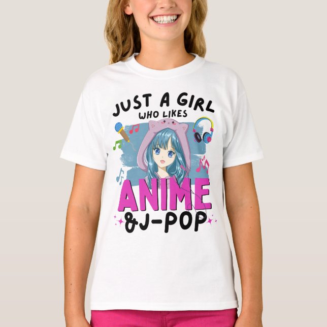 Camiseta Solo Un Chica A Quien Le Gustan Los Chicas Adolesc (Anverso)
