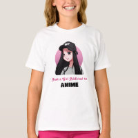 Solo un Chica adicto a Anime | Rosa y negro