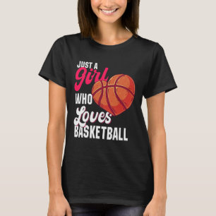 Camiseta Solo un Chica al que le encanta Chicas de niños Ch