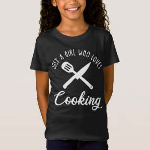 Camiseta Sólo un Chica al que le encanta cocinar