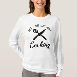 Camiseta Sólo un Chica al que le encanta cocinar