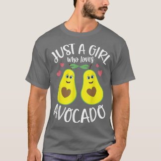 Camiseta Solo un Chica al que le encanta el aguacate vegan 