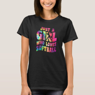 Camiseta Solo Un Chica Al Que Le Encanta El Equipo Chica De
