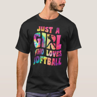 Camiseta Solo Un Chica Al Que Le Encanta El Equipo Chica De