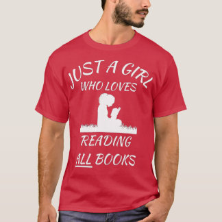 Camiseta solo un chica al que le encanta leer libros prohib