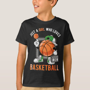 Camiseta Solo un Chica al que le gusta el baloncesto 1