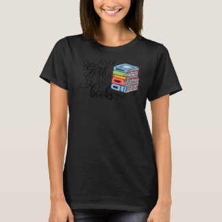 Camiseta Sólo un Chica al que le gusta el Chica bibliotecar