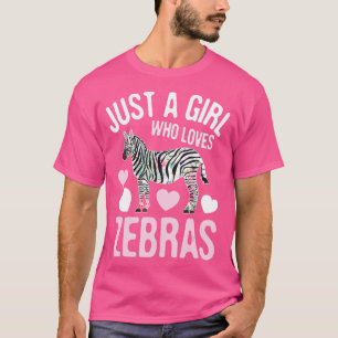 Camiseta Solo un Chica ama el zoológico Safari Ze de vida s