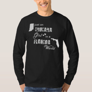 Camiseta Sólo un chica de Indiana en un mundo de Florida