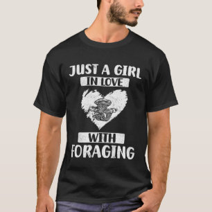Camiseta Sólo Un Chica Enamorado De La Fabricación De Mushi